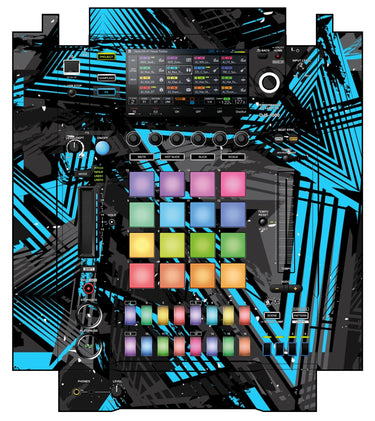 Pioneer DJ DJS 1000 Skin Ridge Blue Light